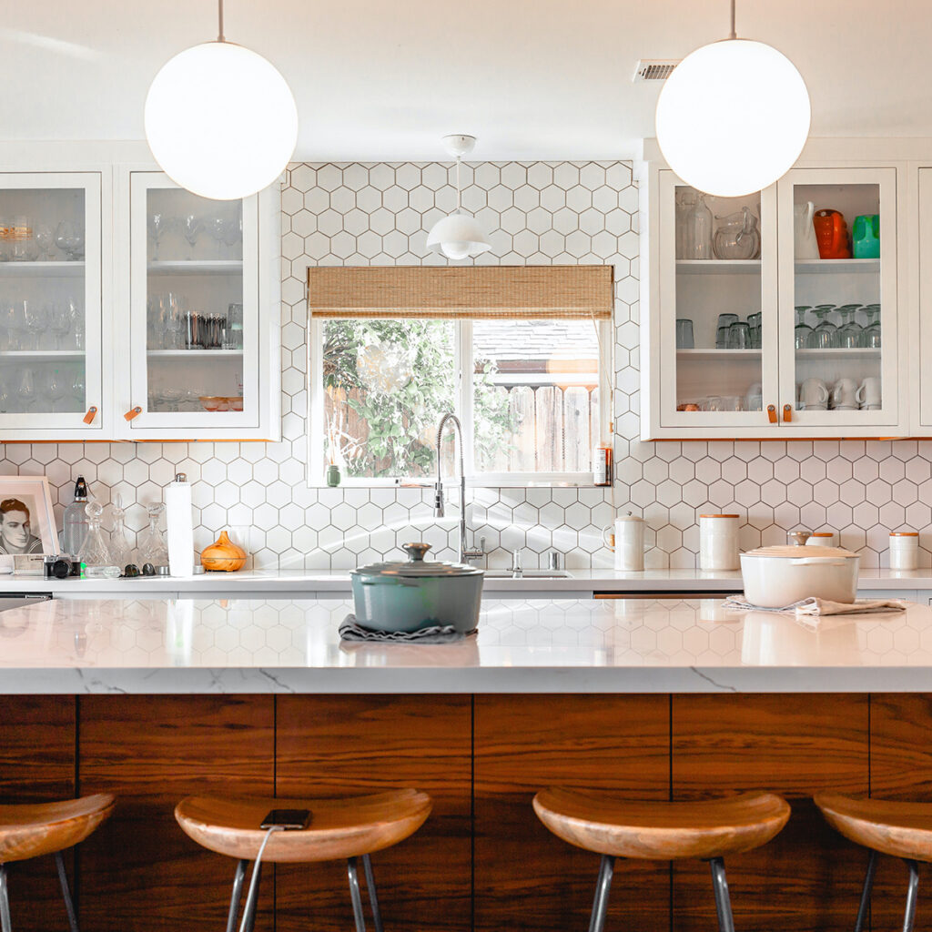 clean kitchen.