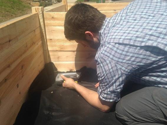 Lining Raised Bed Garden Boxes