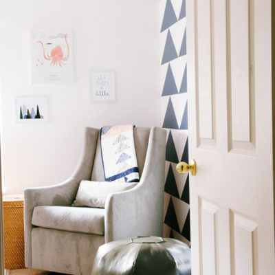 Geometric Nursery Reveal