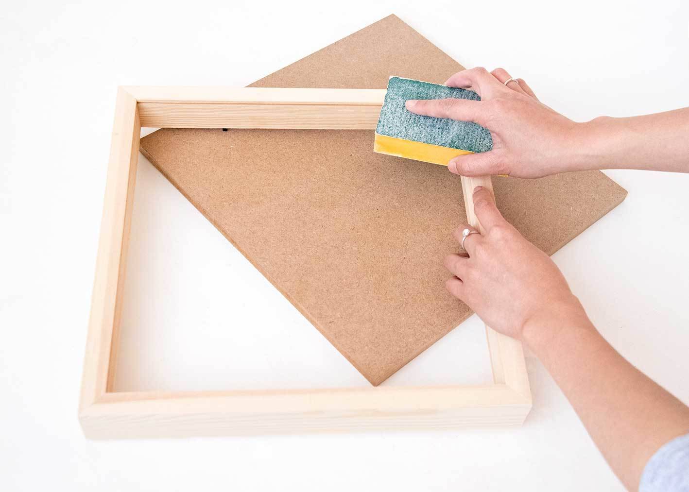 Step 3 - Jewelry organizer disguised as wall art
