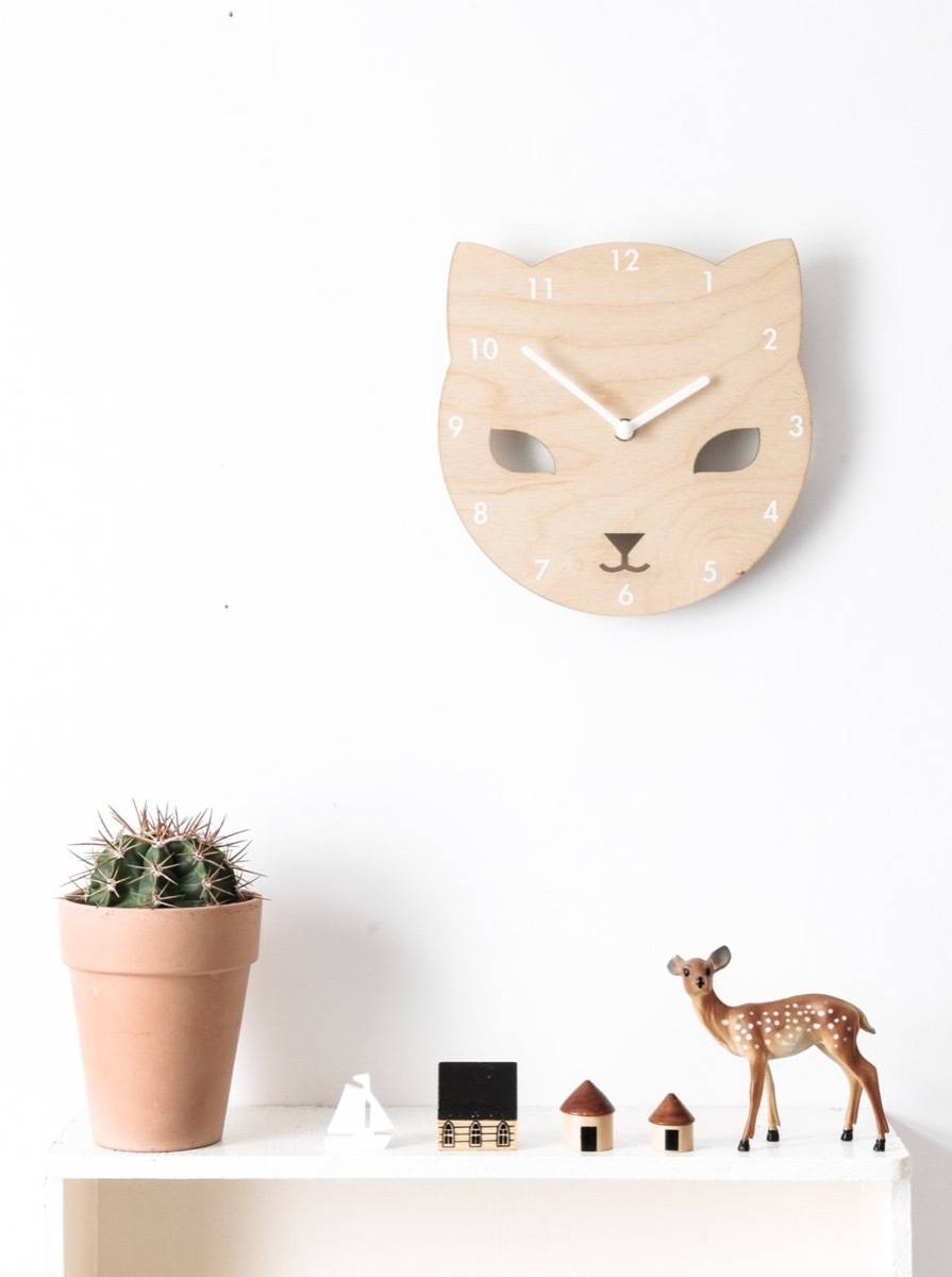 Cat clock