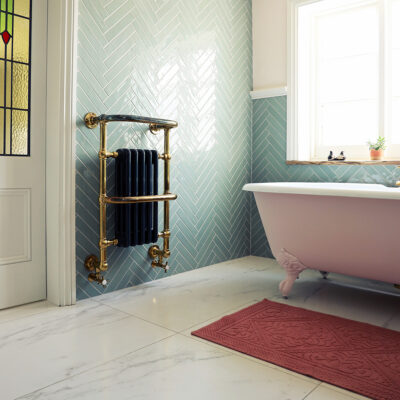clean bathroom tile