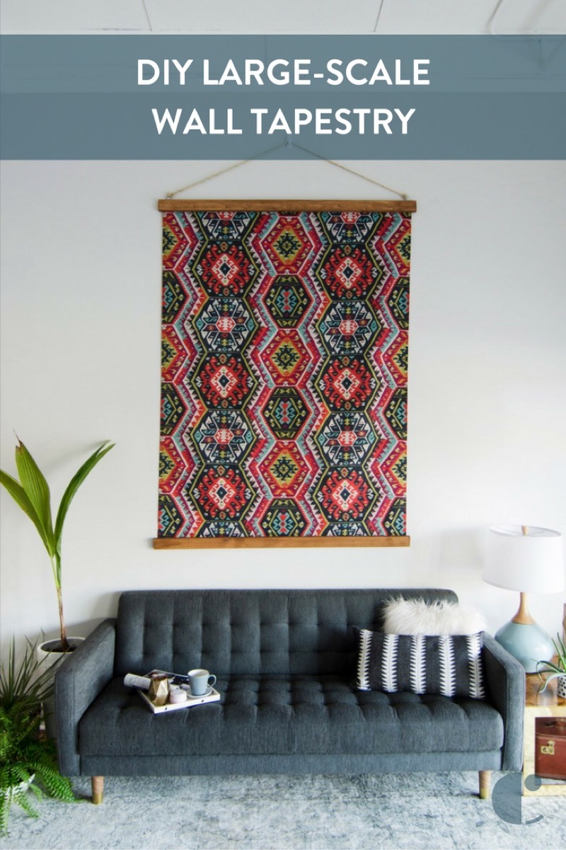 DIY Large-Scale Tapestry Wall Art