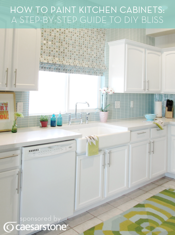 How to paint kitchen cabinets (step by step)
