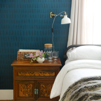 Easy DIY Hand Painted Accent Wall